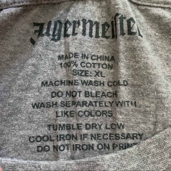 Jaegermeister grey XL short sleeve t-shirt - Picture 2 of 4